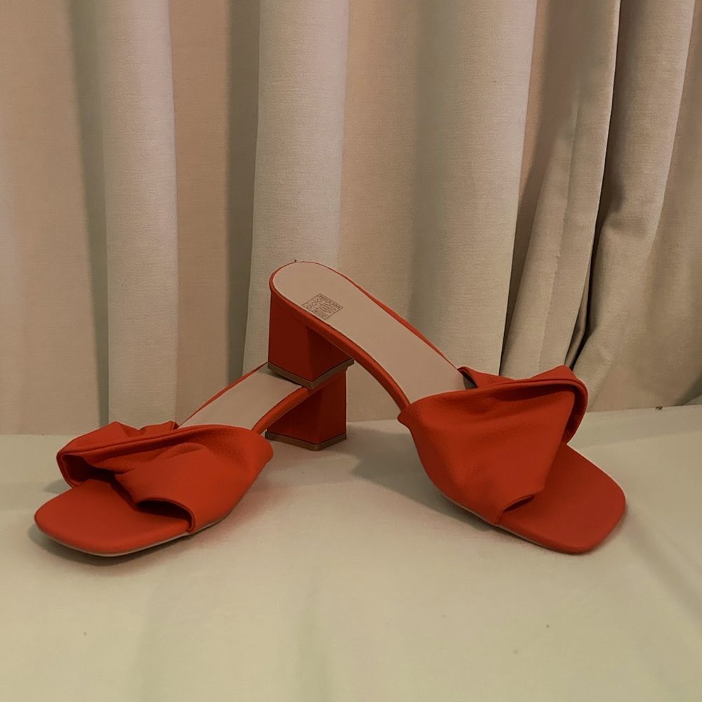 Thrifted Orange Heels!!